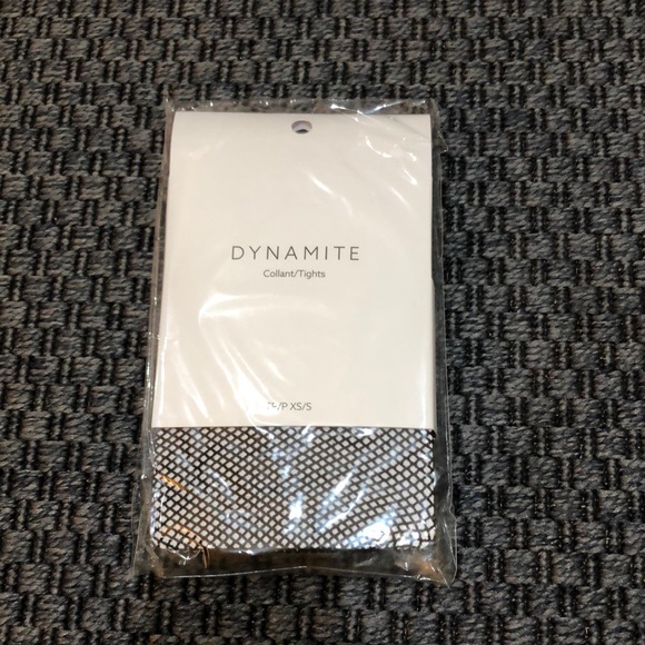 Dynamite - XS/S Tights - Black Fishnet